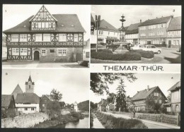 THEMAR Thüringen Hildburghausen Landesambulatorium Markt Teilansicht Friedensstrasse - Themar