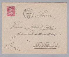 Heimat LU HIZKIRCH 1881-02-04 Brief Nach Wolhusen - Cartas & Documentos