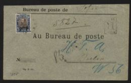 BULGARIA 1906 "PCP" OFFICIAL #1 ON COVER-RARE! - Official Stamps