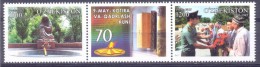 2015. Uzbekistan, 70y Of Victory In WWII, 2v + Label, Mint/** - Oezbekistan