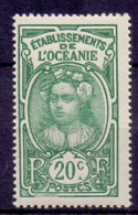Etablissements De L'Océanie Y&T 50 1922 MNH XX - Unused Stamps