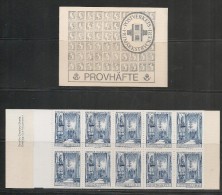 SWEDEN - 1963 PROVHÄFTE BOOKLET - PROOF BOOKLET -  UPPSALA CATHEDRAL - CZ SLANIA Design - Proeven & Herdrukken