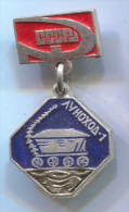 Space, Cosmos, Spaceship, Space Programe - LUNOHOD 1, Russia, Soviet Union, Vintage Pin, Badge - Espace