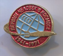 Space, Cosmos, Spaceship, Space Programe - SPUTNIK, Russia, Soviet Union, Vintage Pin, Badge - Espace