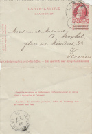 KING LEOPOLD 2ND, LETTER CARD STATIONERY, ENTIER POSTAL, 1906, BELGIUM - Cartes-lettres