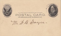 WILLIAM MCKINLEY, PC STATIONERY, ENTIER POSTAL, 1903, USA - 1901-20