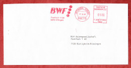 Brief, Francotyp-Postalia F20-9932, BWF, 100 Pfg, Offingen 1991 (24682) - Machine Stamps (ATM)