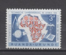 (SA0101) RUANDA-URUNDI, 1960 (10th Anniversary Of C.C.T.A. Inscription In Flemish). Mi # 174A. MNH** Stamp - Ongebruikt