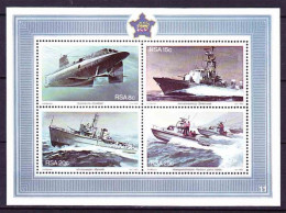 South Africa RSA - 1982 - Simonstown Naval Base - Miniature Sheet - Unused Stamps