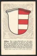 USTER ZH WAPPEN Freiherr Von Uster 1922 - Uster