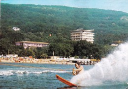 Bulgaria -  Golden Sands - Water Skiing - Mailed 1985 / Stamp - Water-skiing