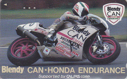 Télécarte Japon / 110-128371 - MOTO HONDA -  Blendy Can Coffee - MOTOR BIKE Japan Phonecard - MOTORRAD - 271 - Motorfietsen