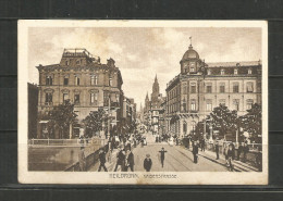 555b * HEILBRONN * BLICK IN DIE KAISERSTRASSE * FELDPOST 1914 * VEREINSLAZARETT ROTES KREUZ  **!! - Heilbronn