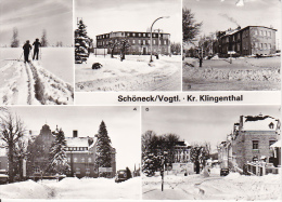 AK Schöneck - Vogtland - Kr. Klingenthal - Winter - Mehrbildkarte  (17397) - Klingenthal
