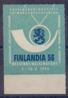 FINLAND :1956: Vignette/Cinderella – MNH : ## FINLANDIA 56 :  Exposition Philatélique Internationale - Centenaire ... - Philatelic Exhibitions