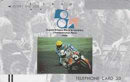 Télécarte Ancienne Japon / 330-2227 - MOTO HONDA  - SUZUKA 8 HOURS RACE 1986 - MOTOR BIKE Japan Front Bar Phonecard 279 - Motorfietsen