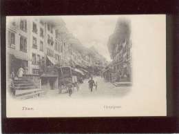 Thun Thoune Hauptgasse édit. LE 236 Avec Vue Côté Adresse , Animée    Précurseur - Thoune / Thun