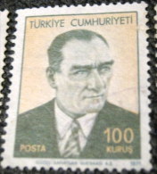 Turkey 1971 Kemal Ataturk 100k - Used - Oblitérés