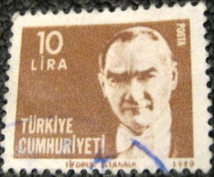 Turkey 1980 The 100th Anniversary Of The Birth Of Kemal Ataturk 10l - Used - Used Stamps