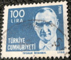 Turkey 1980 The 100th Anniversary Of The Birth Of Kemal Ataturk 100l - Used - Gebruikt