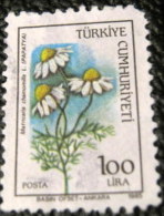 Turkey 1985 Wild Flower Matricaria Chamomilla 100l - Used - Used Stamps