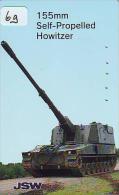 Télécarte WAR TANK (69) MILITAIRY LEGER ARMEE PANZER Char De Guerre * KRIEG * Phonecard Army - Armée