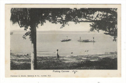 ÎLES  FIDJI  /  FIJI  /  FISHING  CANOES  /  Published By MORRIS , HEDSTROM  & Co., LEVUKA , FIJI - Fiji