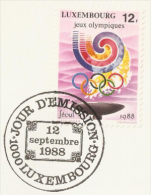 Luxembourg – 1988 - XXIV Olympiad – Uneven Parallel Bars - Autres & Non Classés