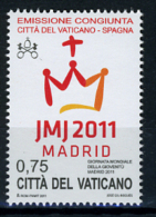 2011 - VATICANO/ SPAGNA - VATIKAN -  XXVI GIORNATA MONDIALE DELLA GIOVENTÙ MADRID 2011 - Ungebraucht