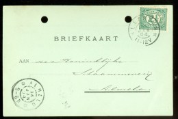 HANDGESCHREVEN BRIEFKAART Uit 1904 Van LEERDAM  Naar ALMELO (9834d) - Storia Postale