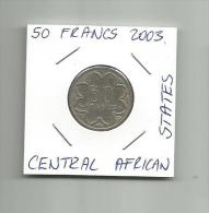 G3 Central African States 50 Francs 2003. - Autres – Afrique