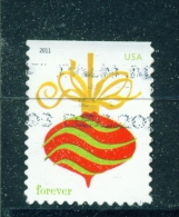 USA  -  2011  Christmas  Forever  Used As Scan - Gebruikt