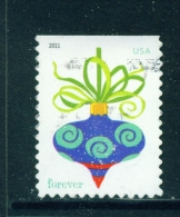 USA  -  2011  Christmas  Forever  Used As Scan - Used Stamps