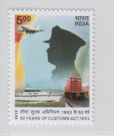 India  2012  -  50 Years Of Customs Act 1962  MNH   # 55112  Inde  Indien - Neufs