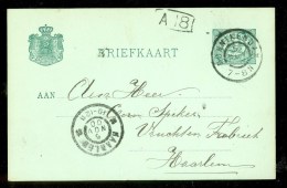 HANDGESCHREVEN BRIEFKAART Uit 1900 Van MONNIKENDAM Naar HAARLEM  (9835j) - Cartas & Documentos