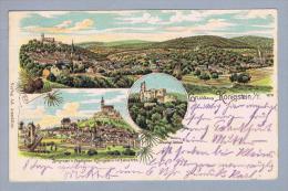 AK DE He KÖNIGSTEIN 1901-08-23 Litho Ad.Anmüller #4379 - Königstein