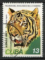 (cl 6 - P.9)  Cuba Ob PA N° 267 (ref. Michel Au Dos) - Tigre - - Airmail