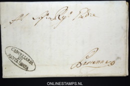 Italia:  Letter  Santa Ninfa 1821 - 1. ...-1850 Prefilatelia