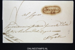 Italia:  Cover Foggia To Napoli - ...-1850 Préphilatélie