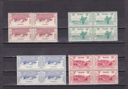 Islandia Nº 154 Al 157 En Bloque De Cuatro - Unused Stamps