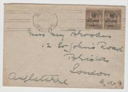 PM036/ MONACO -  Pair Of The 1920 Overprint To London, Rarely Seen. - Lettres & Documents