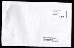 Netherlands: Cover, 2014, ATM Machine Label, 2.56 Rate (minor Creases) - Covers & Documents