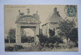 28 -  Carte Année 1903 - Ruines Du Chateau De SOREL No 34 - édit. CH. FOUCAULT - Sorel-Moussel
