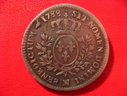 1/5 D'écu Louis XVI Louis XVI 1788 MA Marseille 4990 - 1774-1791 Louis XVI