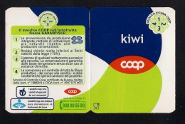 # KIWI COOP  Italy Apples Tag Balise Etiqueta Anhänger Cartellino Fruits Frutas - Fruit En Groenten