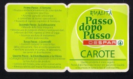 # CAROTE DESPAR Italy Tomato Tag Balise Etiqueta Anhänger Cartellino Vegetables Gemüse Verduras Carrot Carotte Karotte - Fruits Et Légumes