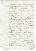 DOC. NOTARIAL 1 FEUILLE P.F CACHET IMP. HUMIDE 25 CENTS + CACHET SEC 24/07/1814 -  Quittance St Cydroine Looze - Matasellos Generales