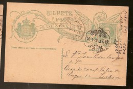 Portugal & Bilhete Postal, Silva & Caldas, Lisboa 1909  (299) - Storia Postale