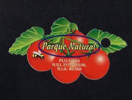 # PARQUE NATURAL TOMATO Onion Tag Balise Etiqueta Anhänger Cartellino Vegetables Gemüse Legumes Verduras Pomodoro Tomate - Fruits Et Légumes