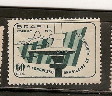 Brazil ** & 3 Congresso Brasileiro De Aeronáutica, Rio De Janeiro 1955 (602) - Nuevos